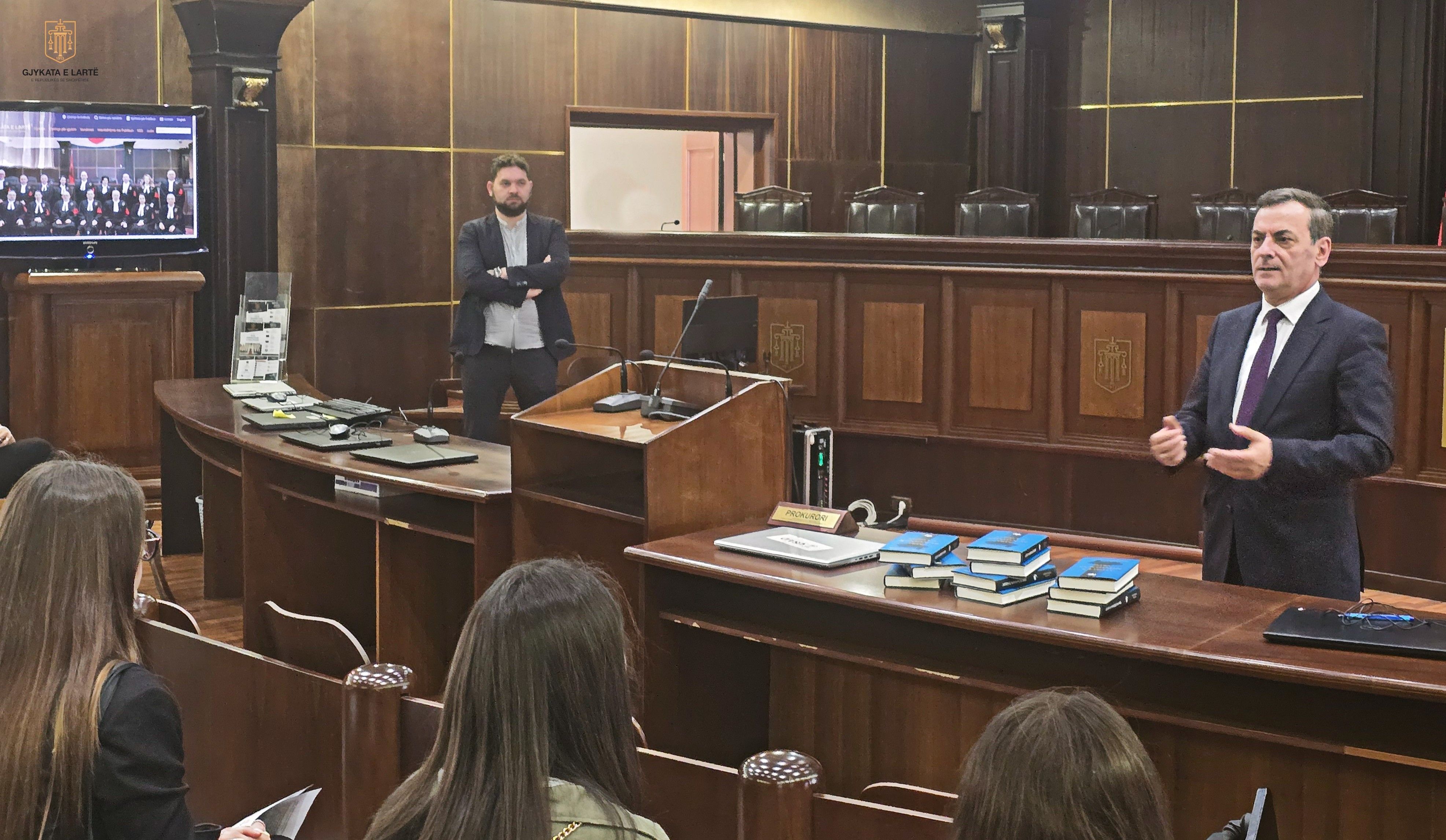 European Law Students' Association Albania, vizitë në Gjykatën e Lartë
