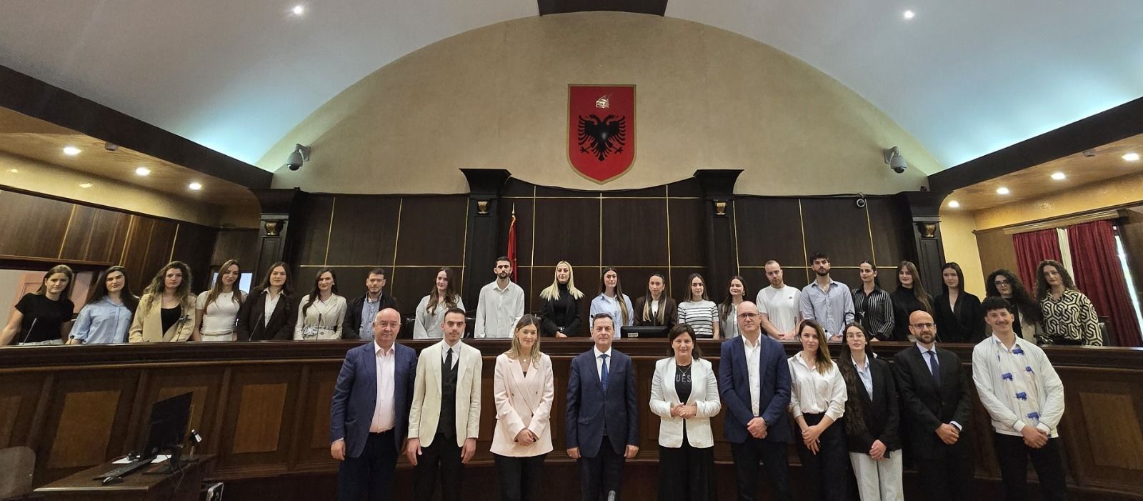 Dita e Hapur në Gjykatë – Studentët e Universitetit të Shkodrës "Luigj Gurakuqi" në Gjykatën e Lartë