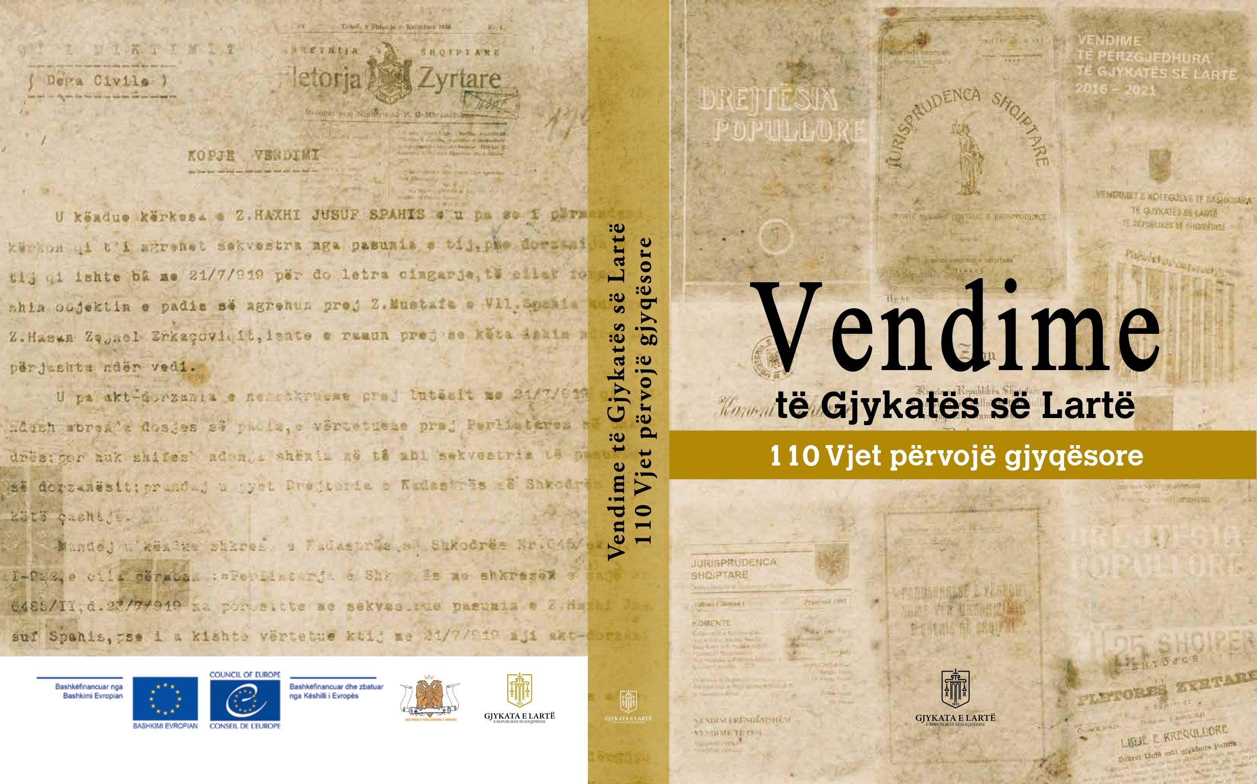 Vendime të Gjykatës së Lartë - 110 Vjet përvojë gjyqësore